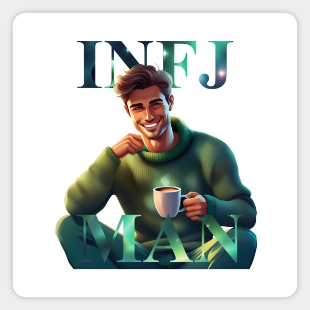 Infj Man Personality Type Magnet by Infj Merch